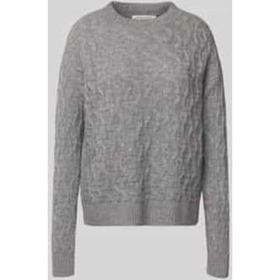 Gebreide pullover van kasjmier met ronde hals