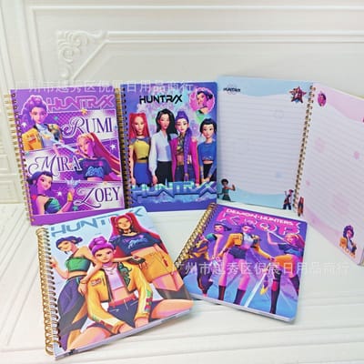 Perfect Nieuwe Collectie 40 Vel Kpop demonenjagers A5 Spiraal Notebook Cartoon Anime Journal Notebook voor Studenten en Fans random 1 pcs
