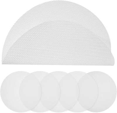 6 Stuks Silicone Dampers - Matten voor Stoommandjes en Dim Sum - Geluidsdempende Kussens van 27 cm