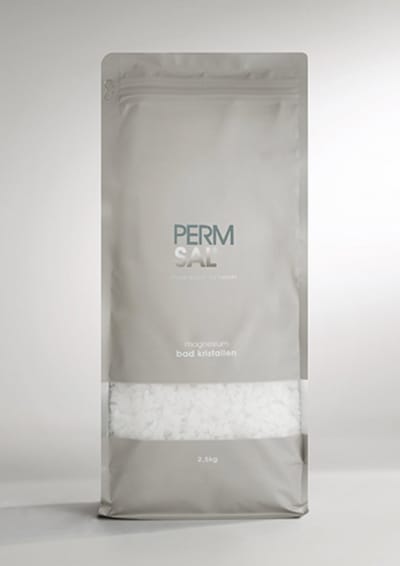 Magnesium vlokken / kristallen Permsal 2kg  + 500gr Gratis |  Afkomstig uit de meest zuivere bron ter wereld | Zechstein keurmerk