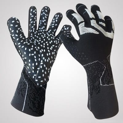 Gants de Football Style Mis à Jour Épais Antidérapants Adultes Enfants Protection Active des Doigts Résistants à l'Usure Respirants Gants de Gardien de But 8