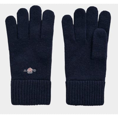 Gant Handschoenen Blauw SHIELD WOOL GLOVES 9930003/410