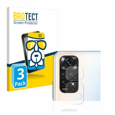 Screenprotector 3 Stuks voor Xiaomi Redmi Note 11S (ALLEEN Camera Lens) Beschermglas transparant