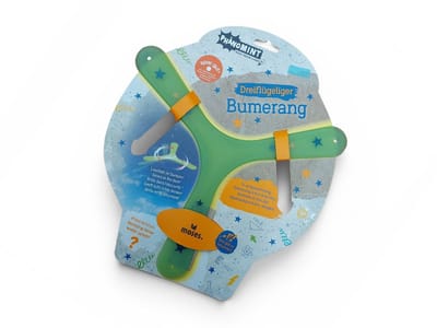 Floz Design boemerang glow in the dark - buitenspeelgoed voor kinderen en volwassenen - met natuurkundige uitleg - kwaliteit