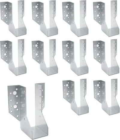 Balkdragers Type A - 10 Stuks - 48x136x75 mm - Zink - Balkverbinder voor Pergola's