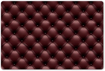 Placemats 45x30 cm - Placemat kunststof - 1 stuk - Leer - Patroon - Bordeaux - Borden onderleggers - Decoratie voor op tafel - Keuken tafeldecoratie accessoires - Vinyl onderlegger - Tafelversiering