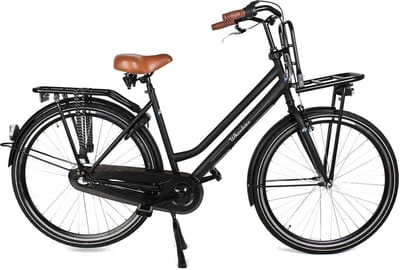 Wheelerz transportfiets 28 inch 50cm matzwart | unisex | GRATIS RIJKLAAR GELEVERD!