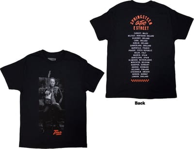 Bruce Springsteen - Tour '24 Wheel Heren T-shirt - S - Zwart