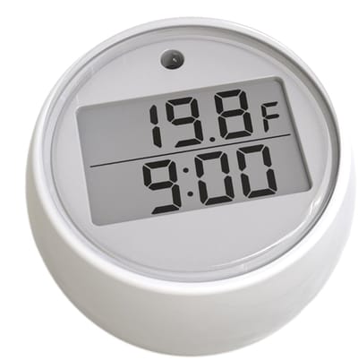 IJsbad Thermometer - Waterthermometer Dompelen - Herstel Optimaliseren - IPX6 Waterdicht - 44 mm diameter - Wit