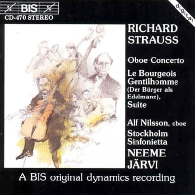 Alf Nilsson, Stockholm Sinfonietta, Neeme Järvi - Strauss: Oboe Concerto | Le Bourgois Gentilhomme (CD)