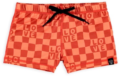 UV ZWEMBROEK CHECKERED LOVE-L