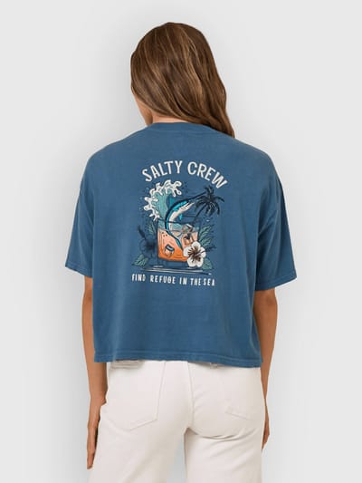 Salty Crew Mai Tai Tails Skimmer T-Shirt blauw