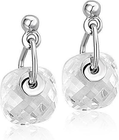 Montebello Oorbellen Lansing - 925 Zilver Gerhodineerd - Ø10mm - 20mm