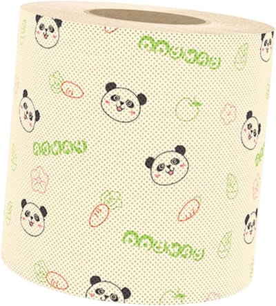 Ipetboom 1rol Decoratieve Panda Toiletpapier Rol Natuurlijk Afgedrukt Toiletpapier Met Schattige Panda Ontwerpen Voor Badkamer Duurzaam Scheurbestendig Geschikt Voor Thuis Kantoor Feestjes