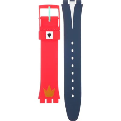 Swatch Plastic - Originals Medium (34mm) /Access/Solar/Musicall/Stop - G/SK/SL/SR/SS/SO28 AGR165 GR165 Wonder Queen band