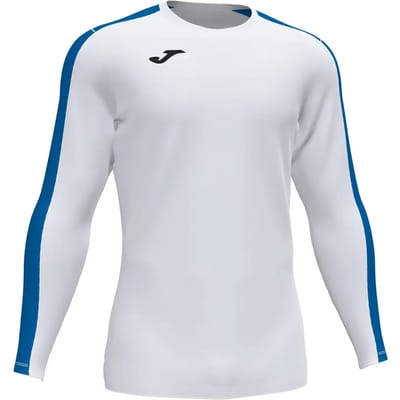 Joma Academy III Voetbalshirt Lange Mouw Kinderen - Wit / Royal | Maat: 96-104
