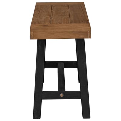 vidaXL - Bankje - 80 - cm - massief - teakhout