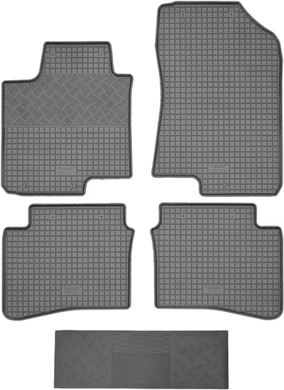 Max-Dywanik Rigum - Hyundai i20 II Hatchback - Dywaniki Rubbermatten - Zwart - Precisiepasvorm