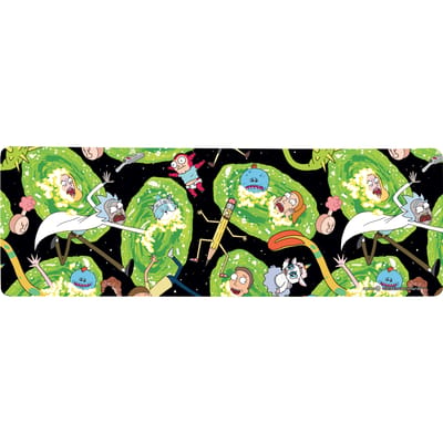 Rick and Morty Portals Gaming Mouse Mat - Medium