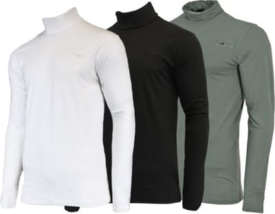3-Pack Campri - Skipully - Wintersportpully - Heren - Black/White/Jungle green (642) - maat S
