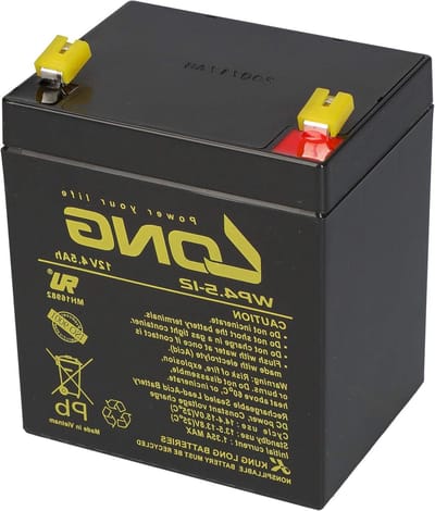 UPS Accu - Reserve Batterij - Stroom Beveiligen - AGM Loodtechnologie - 12V 4.5Ah - Zwart