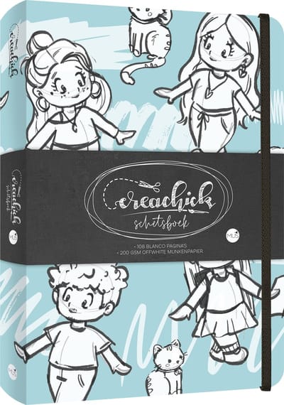 Schetsboek CreaChick Blue
