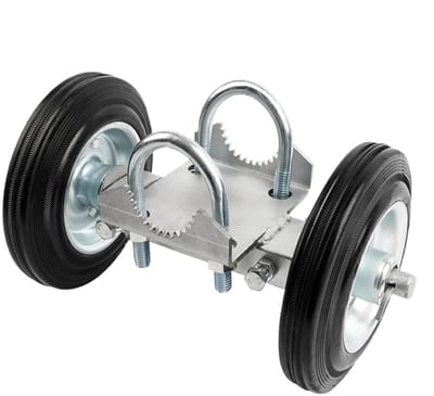 Schuifdeurwiel - Poortwiel - Hekken Verplaatsen - Hoge Draaglast - 8 Inch - Zwart