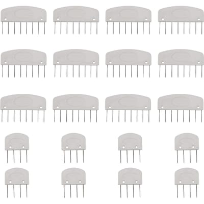 Kit de 20 Épingles Blocantes pour Tricot 4 broches et 8 broches Peignes de Blocage pour Tricot Crochet Couture