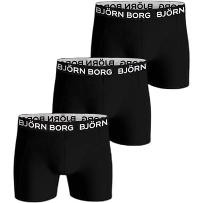 Björn Borg Bamboe Boxershort Heren - Mannen Ondergoed Bamboo - 3 Stuks - Zwart - Maat L