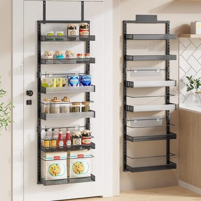 SCH® Kruidenrek ophangbaar - Kruidenrek - Zwart - ‎43cm x 16cm x 128cm