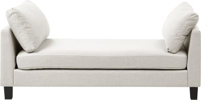 BELIANI ARCHIANE - Chaise longue - Lichtbeige - Polyester