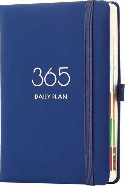 A5 Dagboek 2025-2026 met Dag-per-Pagina Indeling en Maandelijkse Tabs
