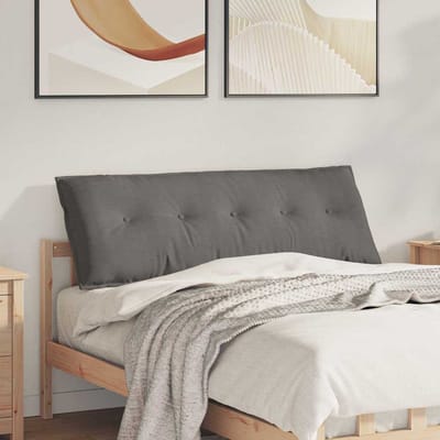 vidaXL - Rugkussen - Lichtgrijs - 140 - x - 50 - cm - Corduroy - stof