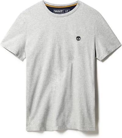 Timberland Dun River Slim T-Shirt Met Ronde Hals, Grijs