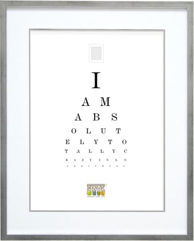 Deknudt Frames fotolijst S43AD1 P1 - zilver - passe-partout - 30x40 cm