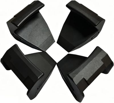 Bandenwissel Bescherming - Velgbeschermers Klemmen - Velgen Beschermen - Universele Pasvorm - 4 Stuks - Zwart