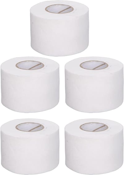 Nekpapier Wegwerp - Sjaalpapier Kapper - Hygiënisch Knippen - Hoge Hechting - 5 Stuks - Wit