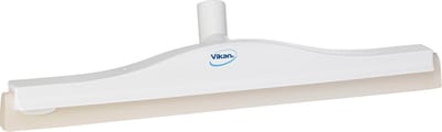 Hygiënische vloertrekker flexibele nek 50 cm breed polypropyleen witte verwisselbare cassette max. 100° C.
