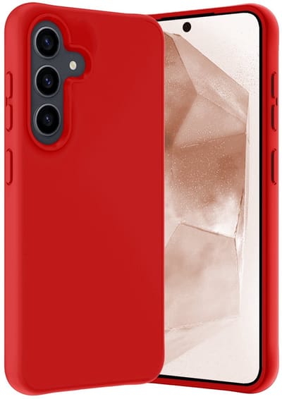 Hoes - Geschikt voor Samsung Galaxy A56 - Sterk & Shockproof - Hoesje Cover - Siliconen Case - Rood