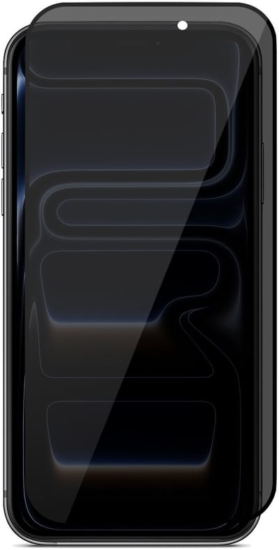 Privacy Screenprotector geschikt voor iPhone 17 Pro - Volledig Dekkend Glas Screen Protector