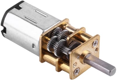 Dailygoody DC 6V-reductiemotor - hoog koppel - compact formaat - elektrische motorreductor - 10 RPM - geschikt voor diverse toepassingen - krachtig ..