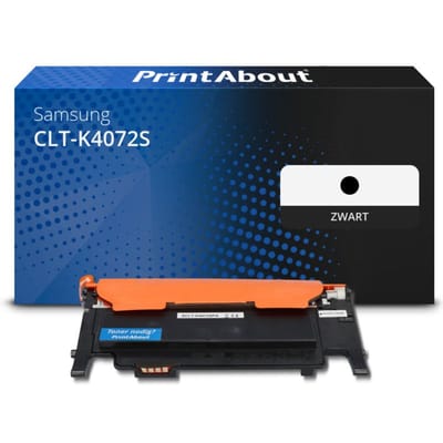 PrintAbout huismerk Toner CLT-K4072S (SU128A) Zwart Geschikt voor Samsung