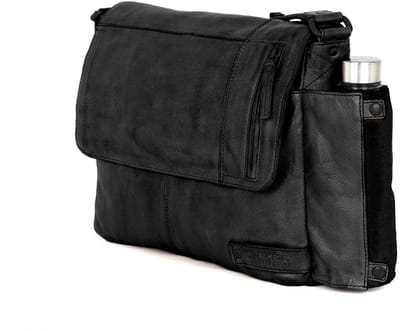 Leren Laptoptas - 15 inch - Deen - Zwart