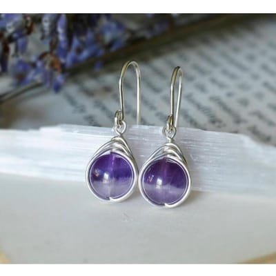 Maansteen Vintage Oorbellen Europese en N Punk stijl Oorbellen met Regenboog Juwelen en Stud Oorbellen 925 Silver gray