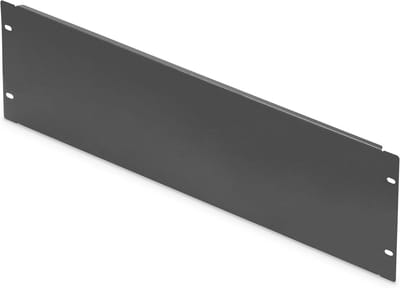 Blinde afdekplaat 19 inch - 4U - Ideaal voor netwerk- en serverkasten - Inclusief montagemateriaal - Zwart