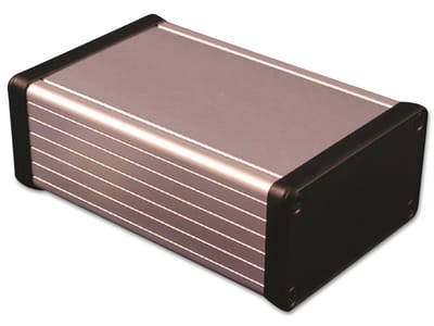 Hammond Electronics 1455K1202 Profielbehuizing 120 x 78 x 43 Aluminium Aluminium 1 stuk(s)