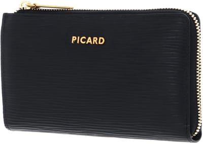 PICARD Leren portemonnee Calais 1 Wallet Schwarz zwart