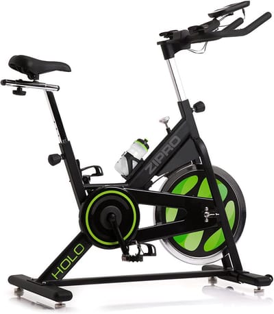 Hometrainer - Fitnessfiets Spinningfiets - Thuis Sporten - Stalen Vliegwiel Kettingaandrijving - 125 x 64 x 126 cm - Zwart