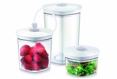 Vacuümcontainer set – transparante kunststof container voor voedselbewaring