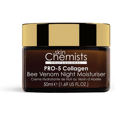 skinChemists Pro-5 Collageen Anti-Aging Nachtcrème met Bijengif 50 ml